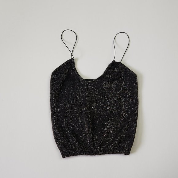 Intimately Free People Metallic Skinny Strap Seamless Brami Cami sz XS/S - Picture 1 of 5